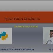 Python Tkinter Menubutton