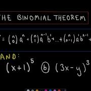 The Binomial Theorem Example 1