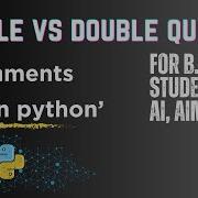 Python Comments Strings Single Vs Double Quotes Explained