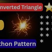 Inverted Triangle Pattern In Python Star Pattern Printing Made Easy Learn Through Animation