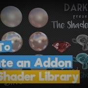 Blender Python Tutorial How To Create An Addon The Shader Library Bpy