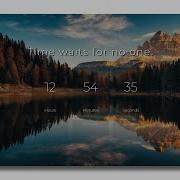 Digital Clock UI Design HTML CSS Javascript Tutorial