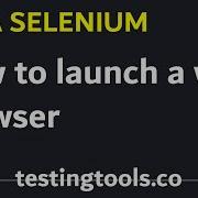 01 Traditional Approach Launch Web Browser Java Selenium
