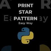 Star Triangle Pattern Python Star Pattern Tutorial Starpattern Pythoncoding Coding Shorts