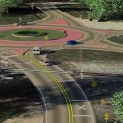 Roundabout Traffic Simulation Model