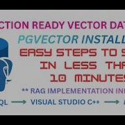 Настройка PGVector в PostgreSQL на Windows Руководство по инструментам сборки Visual Studio C