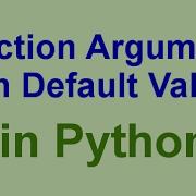Python Tips Tricks Function Arguments With Default Values