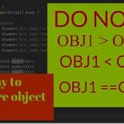 How To Compare Objects In Java NEVER USE Master Java