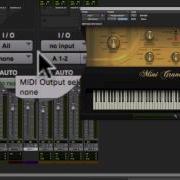 Pro Tools 11 Mixer Window With MIDI