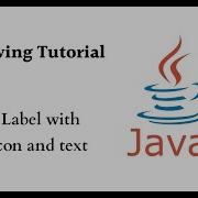 Create JLabel With ImageIcon And Text JLabel Part 4 Java Swing Tutorial