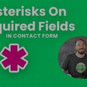 How To Show Asterisks On Required Fields In The Divi Contact Form