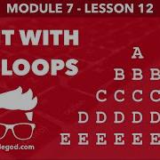 Module 7 Lesson 12 Print Upper Triangle Pattern Of Alphabets Learn Programming