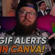 Make FREE Custom Alerts In Canva Using GIFs Canva For Streamers Tutorial