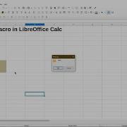 Add A Button To Run Macro In LibreOffice Calc