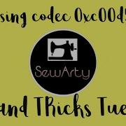 Missing Codec Problem SewArty