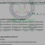 PYTHON II TOP 20 MCQ II UNIT 01
