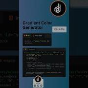 Gradient Color Generator Using JavaScript