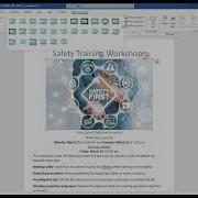 Microsoft Word Module 01 Project 1 Associated Regional Hospital Creating And Modifying A Flyer