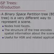 BSP TREES QUADTREES AND OCTREES INTRODUCTION