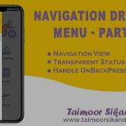 Android Navigation Drawer Menu Material Design Navigation Drawer Android Studio Part 2