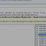 Message Boxes In VB 2008