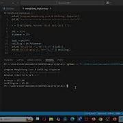 Program Python Sederhana Menghitung Luas Keliling Lingkaran Dan Mengkonversi Nilai Suhu