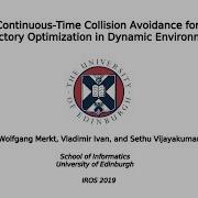 Continuous Time Collision Avoidance For Trajectory Optimization In Dynamic Environments