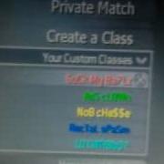 Colour Class On Cod4
