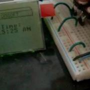 GLCD Clock Set Time