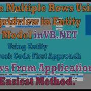 Update Multiple Rows In Entity Data Model In Vb Net Code First Approach
