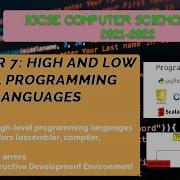Chapter 7 Programming Languages IGCSE COMPUTER SCIENCE GUIDE UPDATED FOR 2021 2022 SYLLABUS