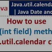 How To Use Clear Int Field Method Of Java Util Calendar Class