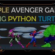 How To Create A Simple Action Game Like Spiderman Vs Hulk Using Python Turtle Graphics Python Game