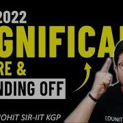 Significant Figures Rounding Off PYQs IIT JEE Integer Section Rounding Off Eduniti