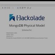 Hackolade Forward Engineering