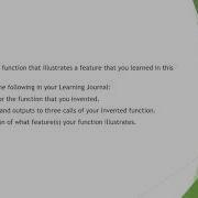 CS 1101 Learning Journal Unit 2