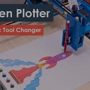 DIY Pen Plotter With Automatic Tool Changer Arduino Based CNC Drawing Machine