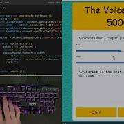 ASMR Programming Coding Text To Speech App With JavaScript No Talking