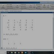 MATLAB 5 15 Arrays Indexing Multiple Elements