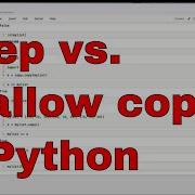 Shallow Vs Deep Copies In Python