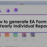 SQL Payroll How To Generate EA Form Yearly Individual Report