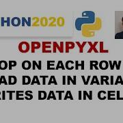 Python Openpyxl Loop On Each Row Openpyxl Read Data From Excel Openpyxl To Write Data To Excel