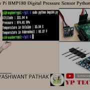 Interfacing BMP180 With Raspberry Pi Python Code