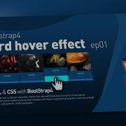 Card Hover Effect Ep01 Bootstrap4