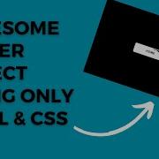 Amazing Hover Button Effect Using Only HTML CSS ASMR No Talking