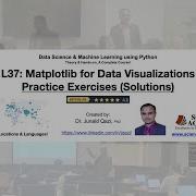 Lecture 37 Matplotlib For Data Visualizations Exercises Solutions