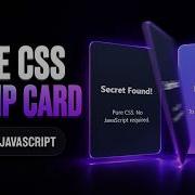 Pixel Perfect 3D Flip Card Tutorial Vanilla CSS