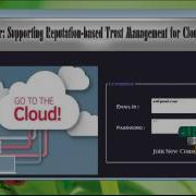 CloudArmor Supporting Reputation Based Trust Management For Cloud Services