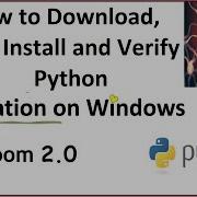How To Install Python On Windows OS Download Setup Install And Verify Python Pythonbeginners