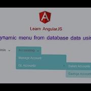 Creating Dynamic Menu From Database Data Using AngularJS